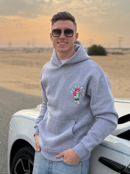 iCrimax MC Hoodie grau-meliert