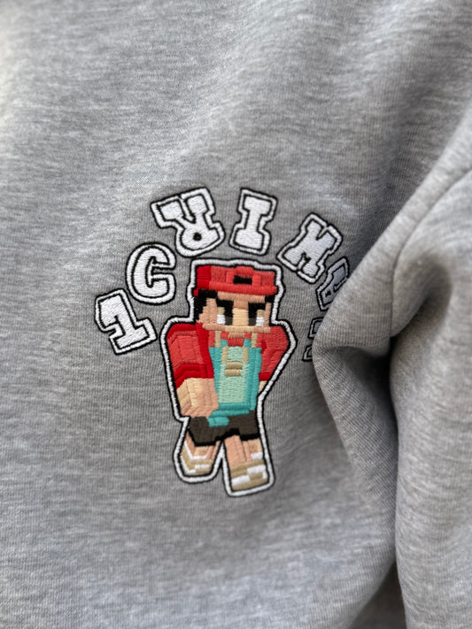 iCrimax MC Hoodie grau-meliert