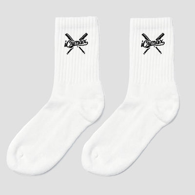 iCrimax Logo Socks White