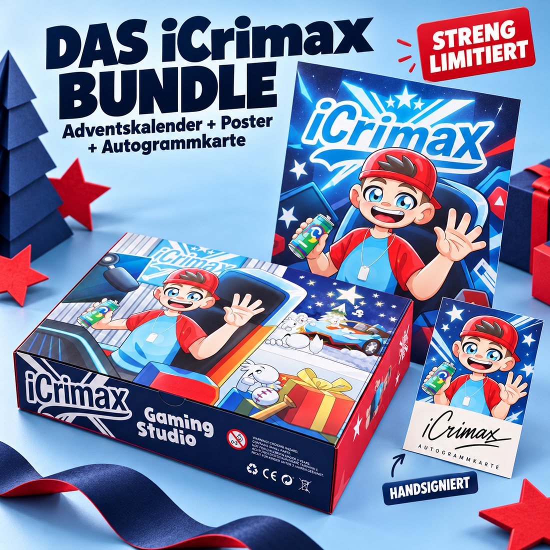 iCrimax Bundle: Adventskalender, Poster und Autogrammkarte